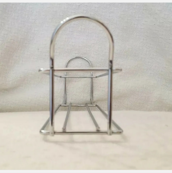 ‼️SOLD‼️ Master Chef 4-PC 3 oz Spice Jar Set With Rack Brushed Stainless Steel - Picture 5 of 9